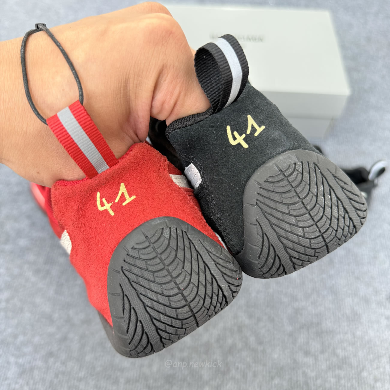 Balenciaga X Puma Ultrasoft Speedcat Sneakers Red White Black (11) - www.newkick.org